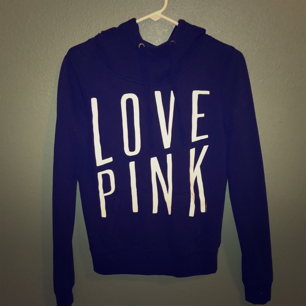“Love Pink” Hooded Sweatshirt